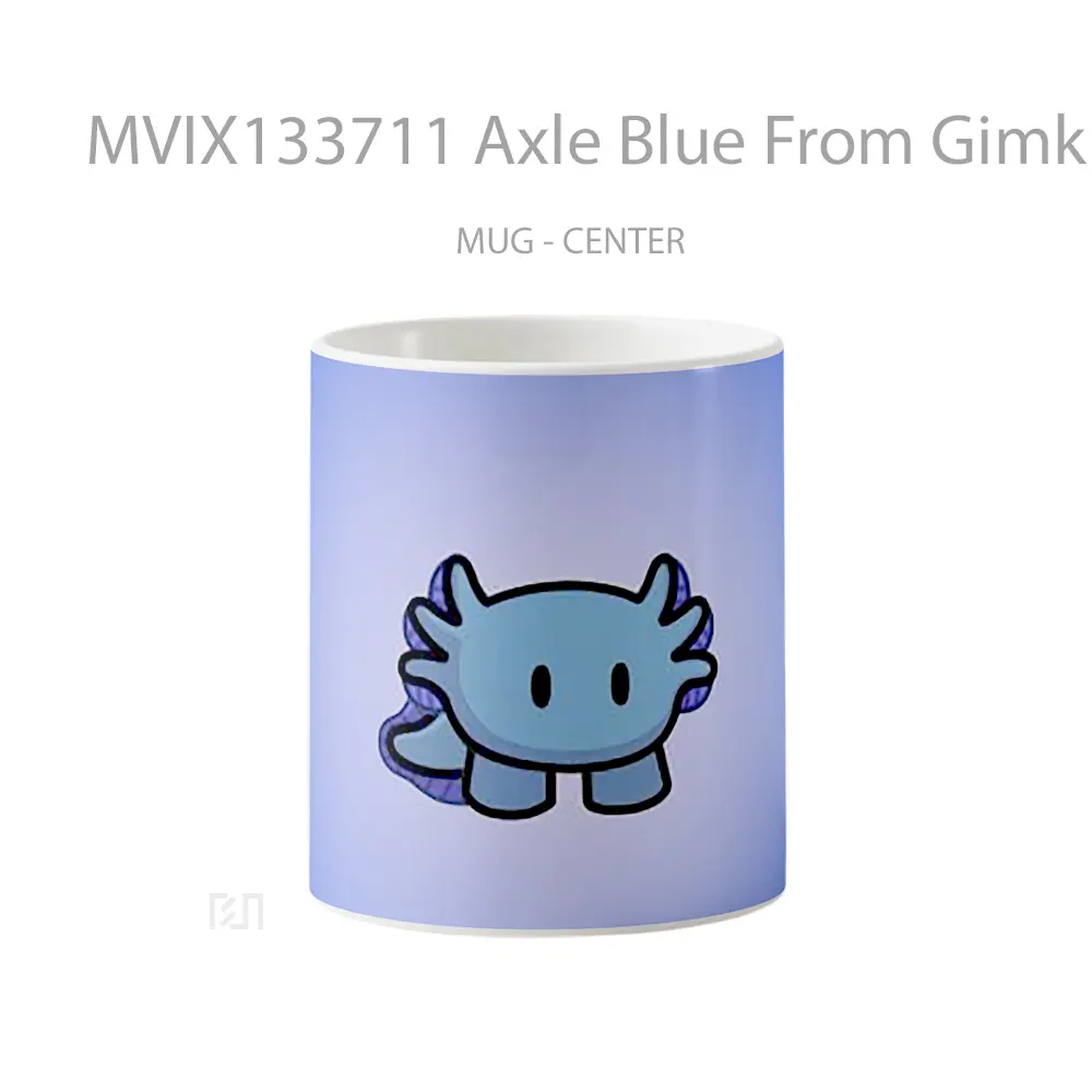 Mug Axle Blue From Gimkit Gelas Keramik Unik
