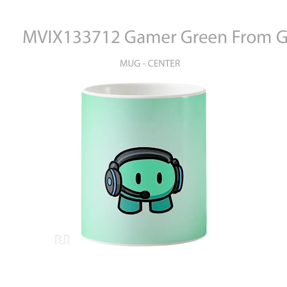 Mug Gamer Green From Gimkit Cangkir Gamer