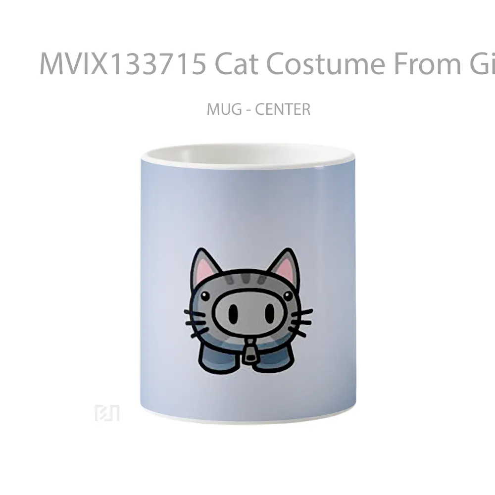 Mug Cat Costume From Gimkit Gelas Hewan Lucu
