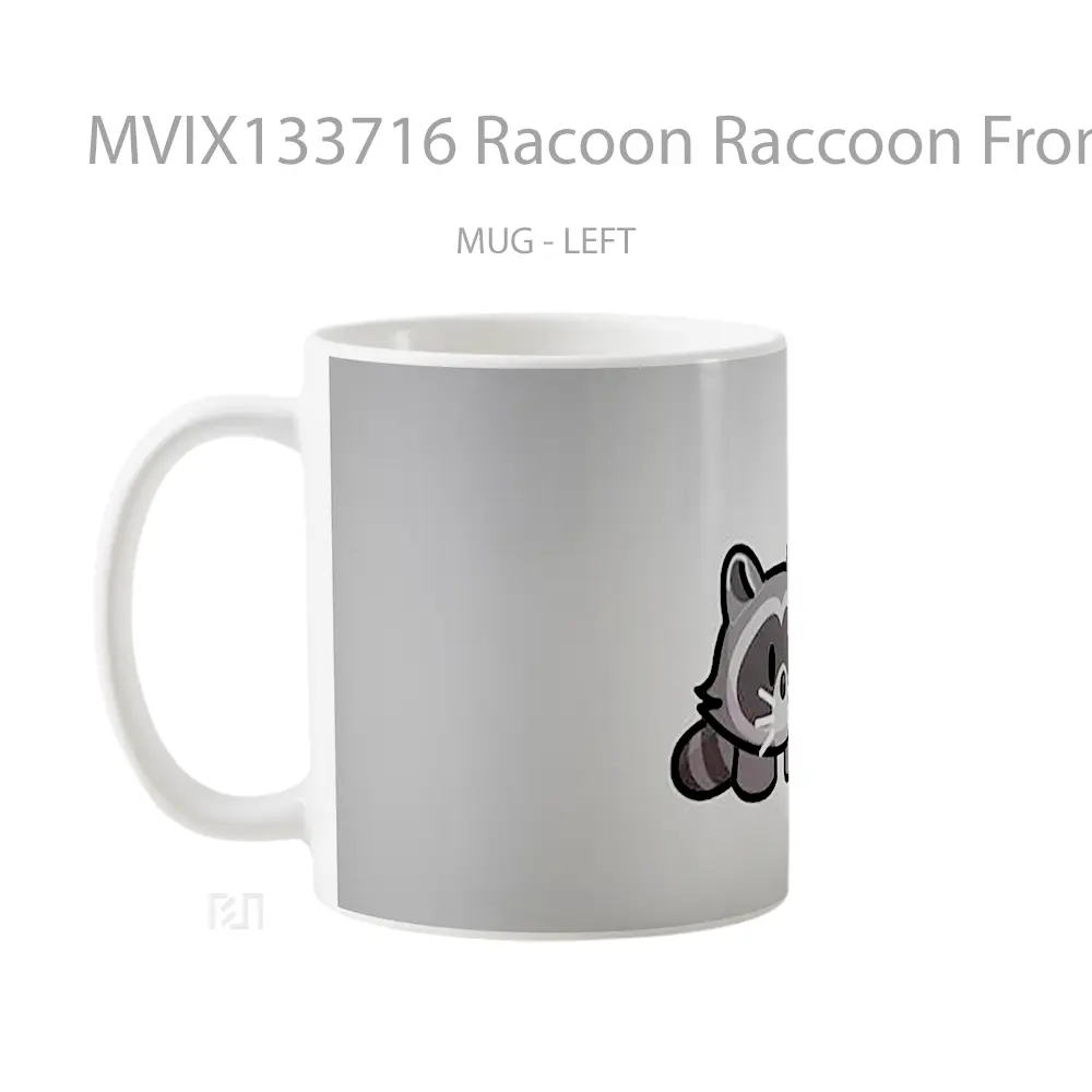 Mug Racoon Raccoon From Gimkit Gelas Keramik Unik - All-side / Desain
