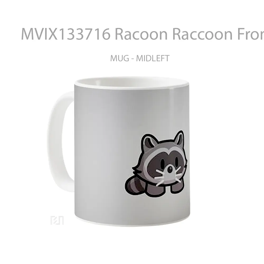 Mug Racoon Raccoon From Gimkit Gelas Keramik Unik - All-side / Desain