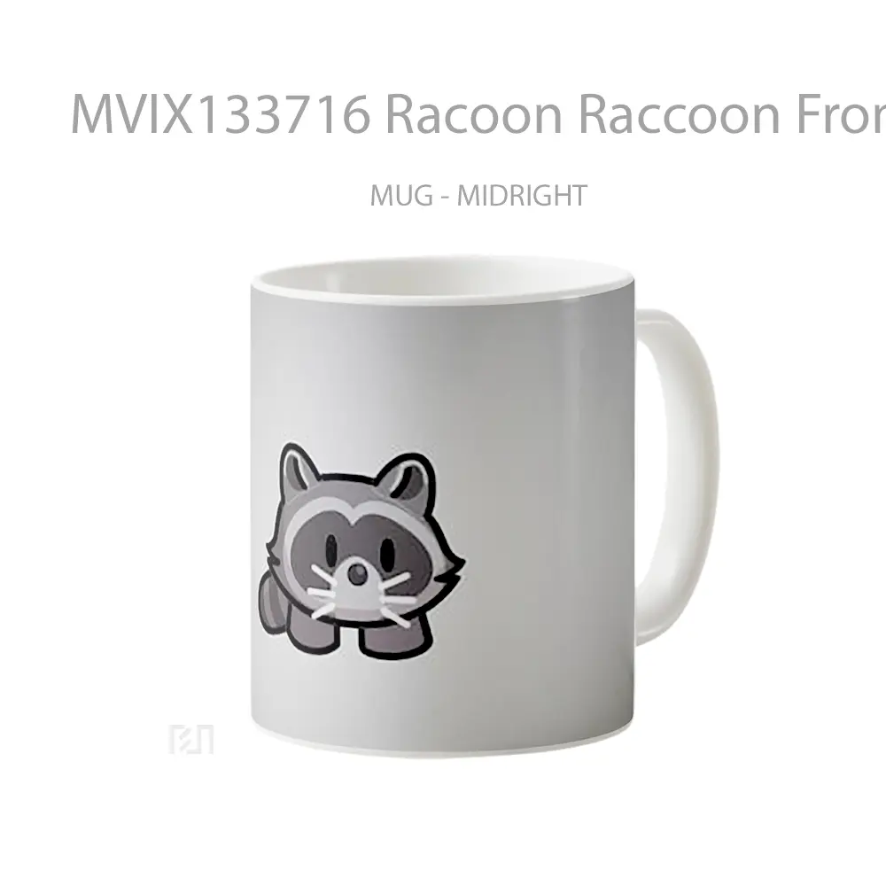 Mug Racoon Raccoon From Gimkit Gelas Keramik Unik - All-side / Desain