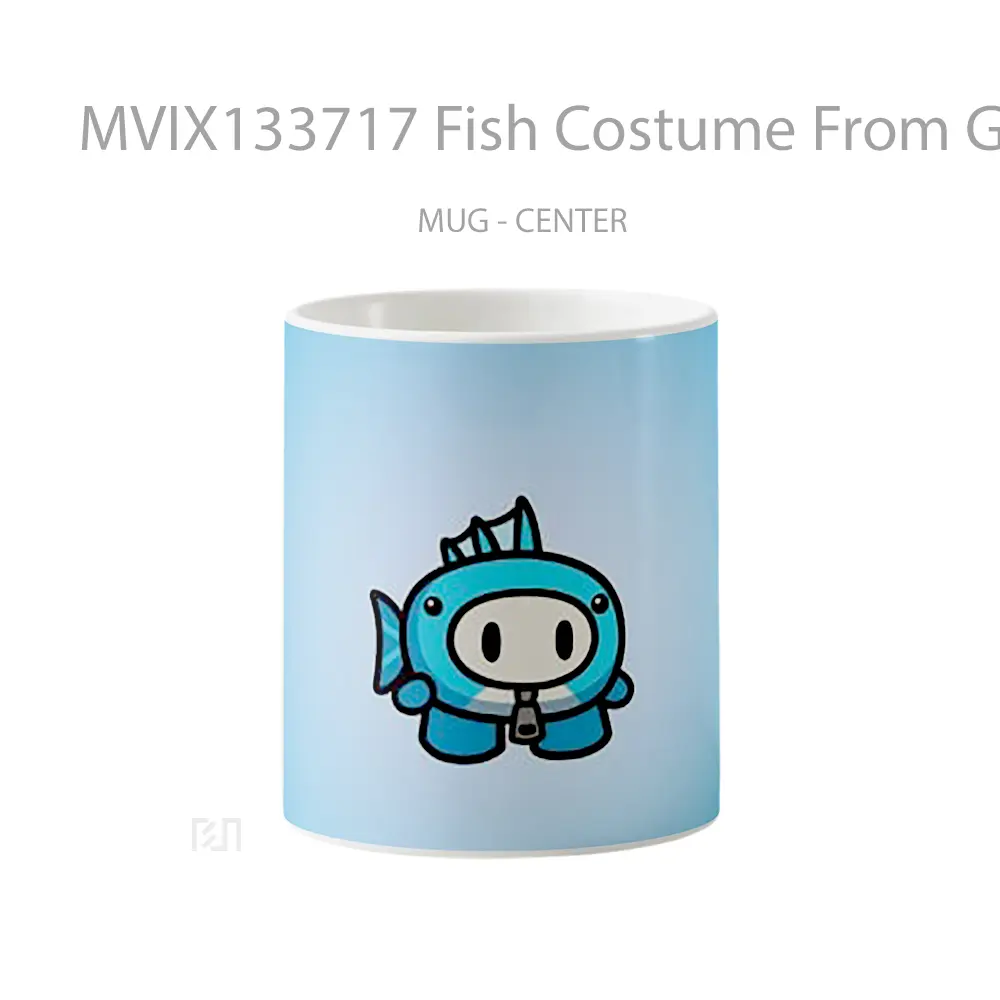 Mug Fish Costume From Gimkit Gelas Hewan Lucu