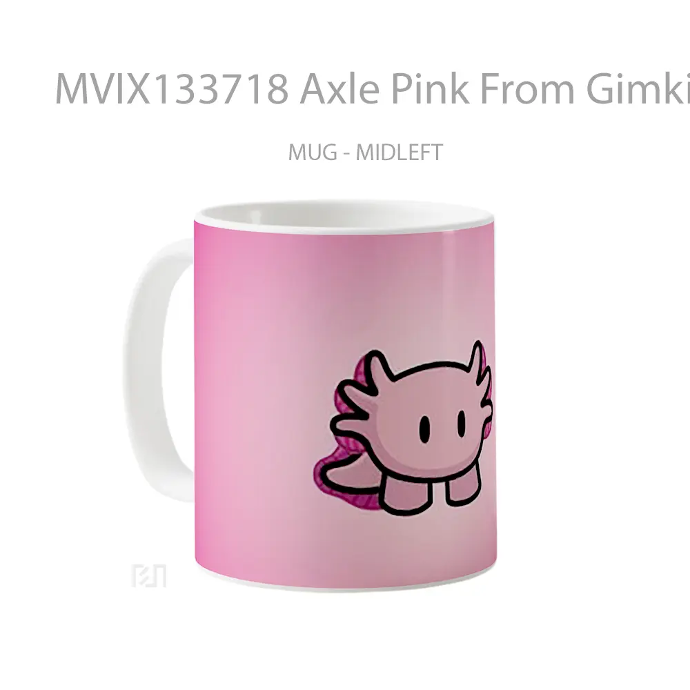 Mug Axle Pink From Gimkit Gelas Keramik Unik - All-side / Desain