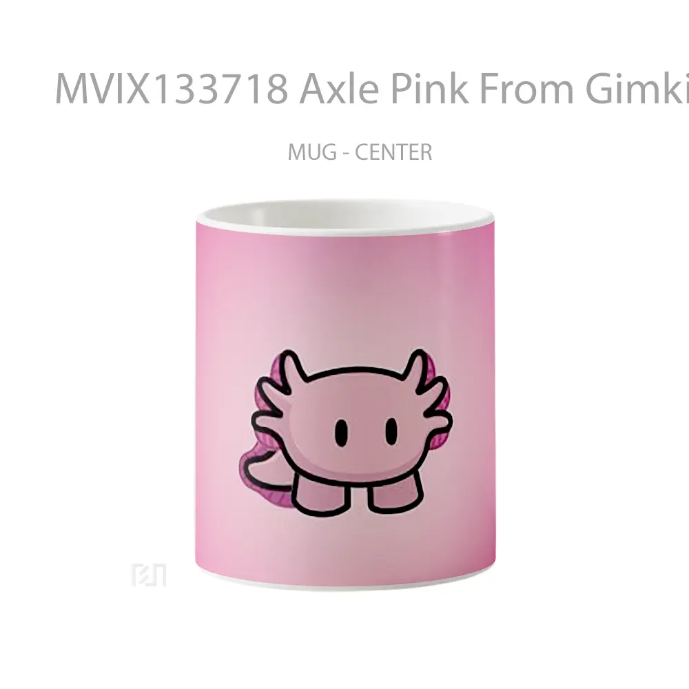 Mug Axle Pink From Gimkit Gelas Keramik Unik