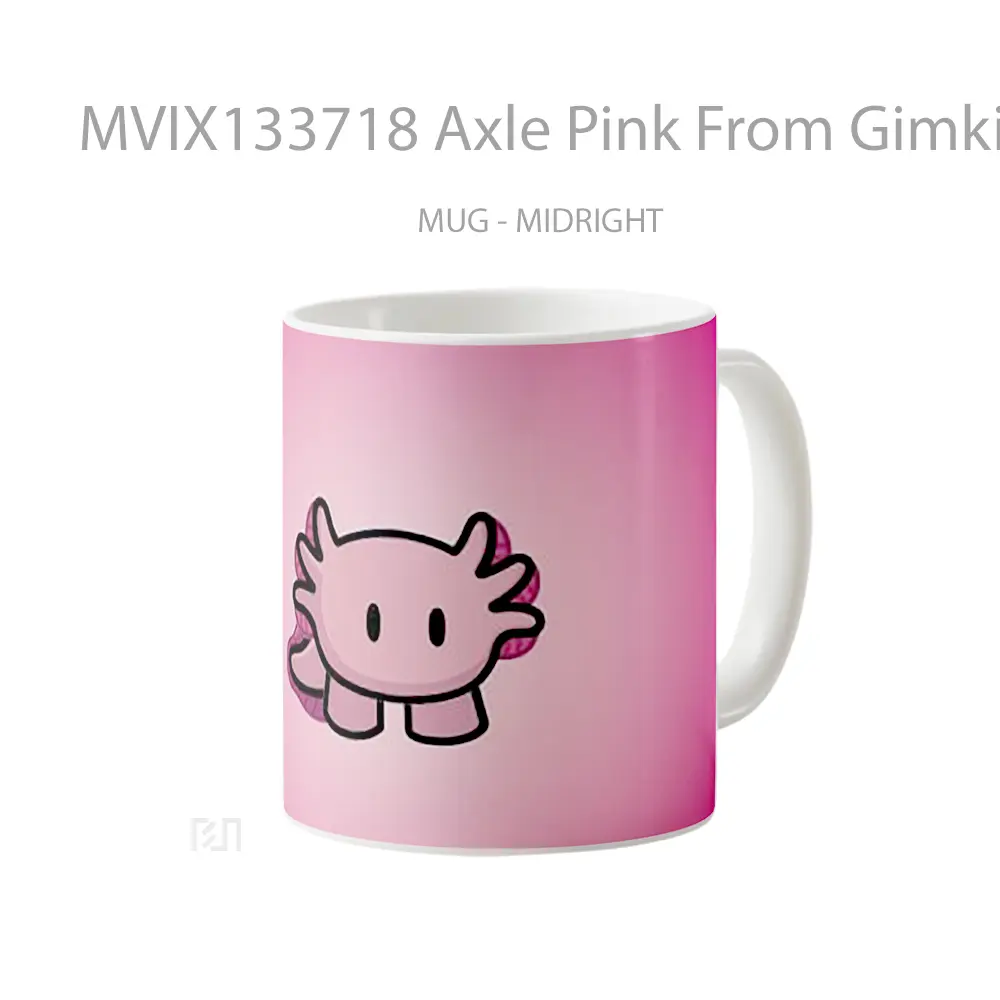 Mug Axle Pink From Gimkit Gelas Keramik Unik - All-side / Desain