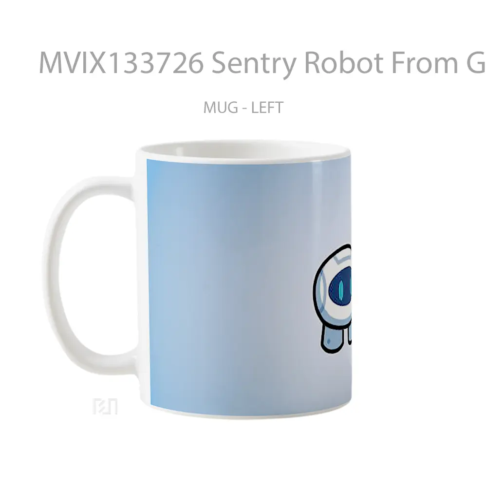 Mug Sentry Robot From Gimkit Gelas Keramik Unik - All-side / Desain