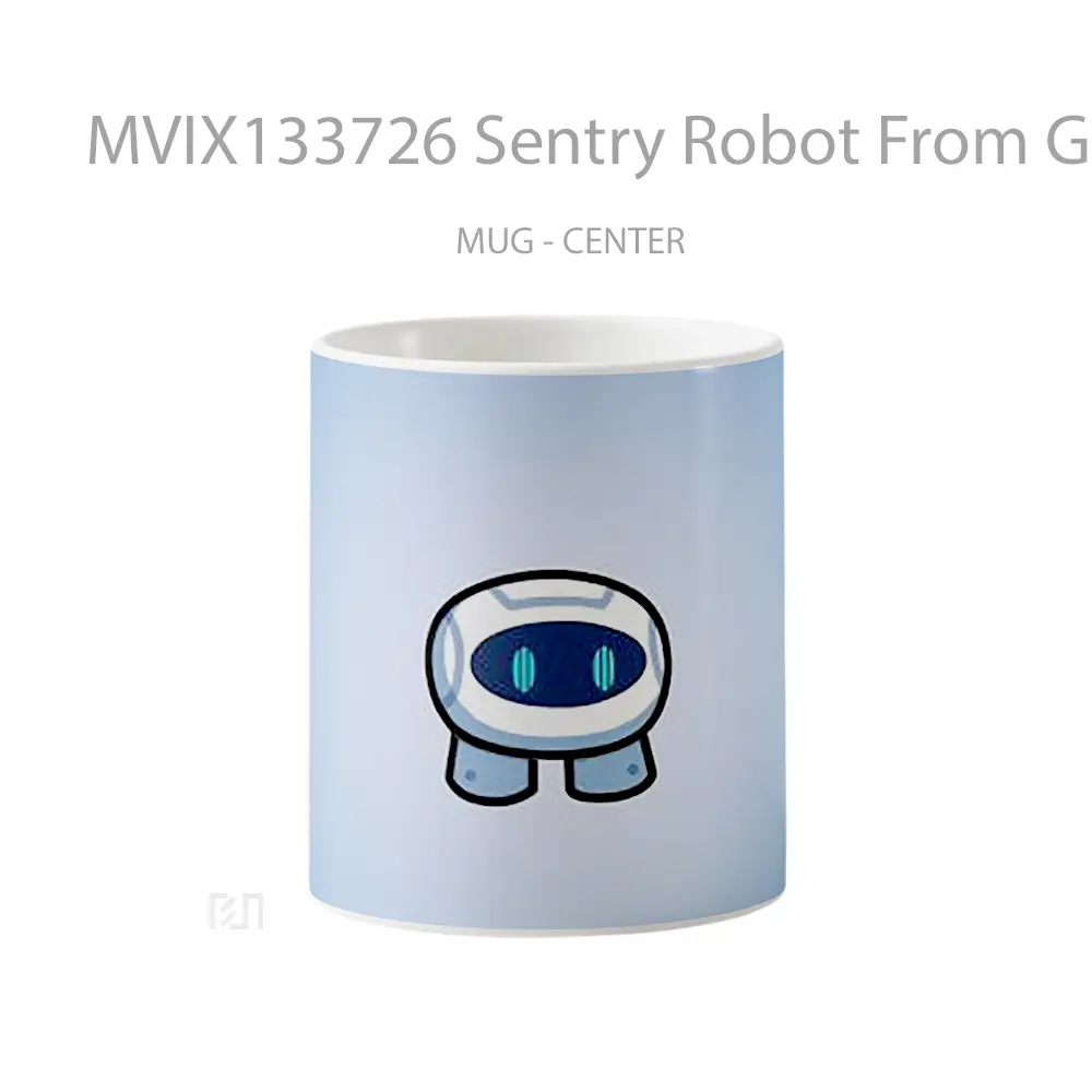 Mug Sentry Robot From Gimkit Gelas Keramik Unik