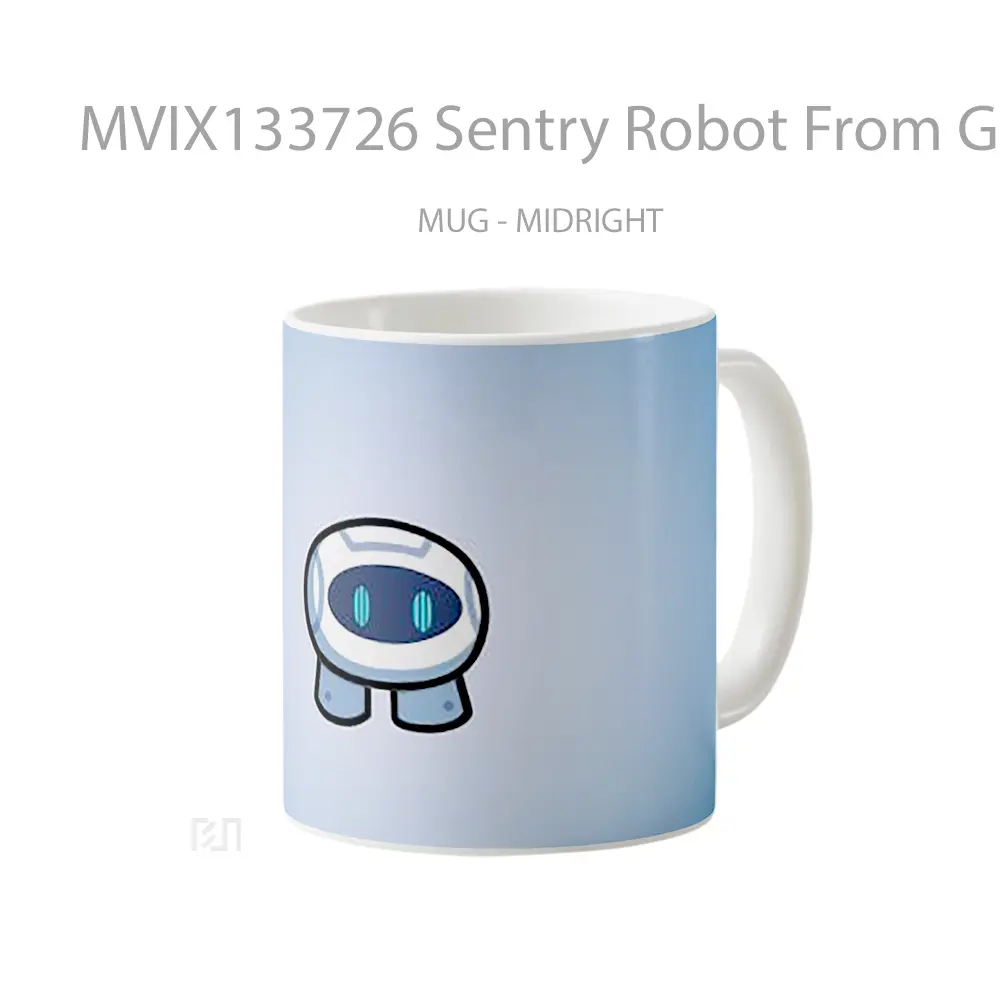 Mug Sentry Robot From Gimkit Gelas Keramik Unik - All-side / Desain