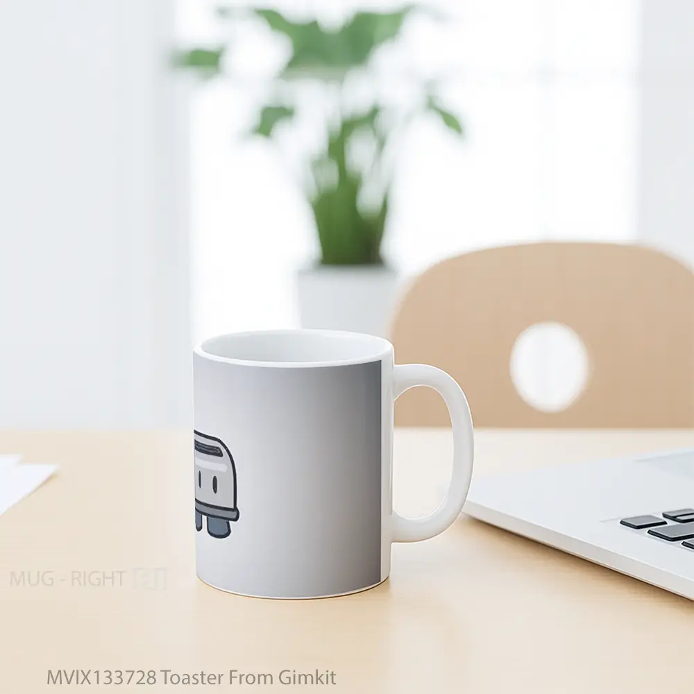 Mug Toaster From Gimkit Gelas Keramik Unik - All-side / Desain