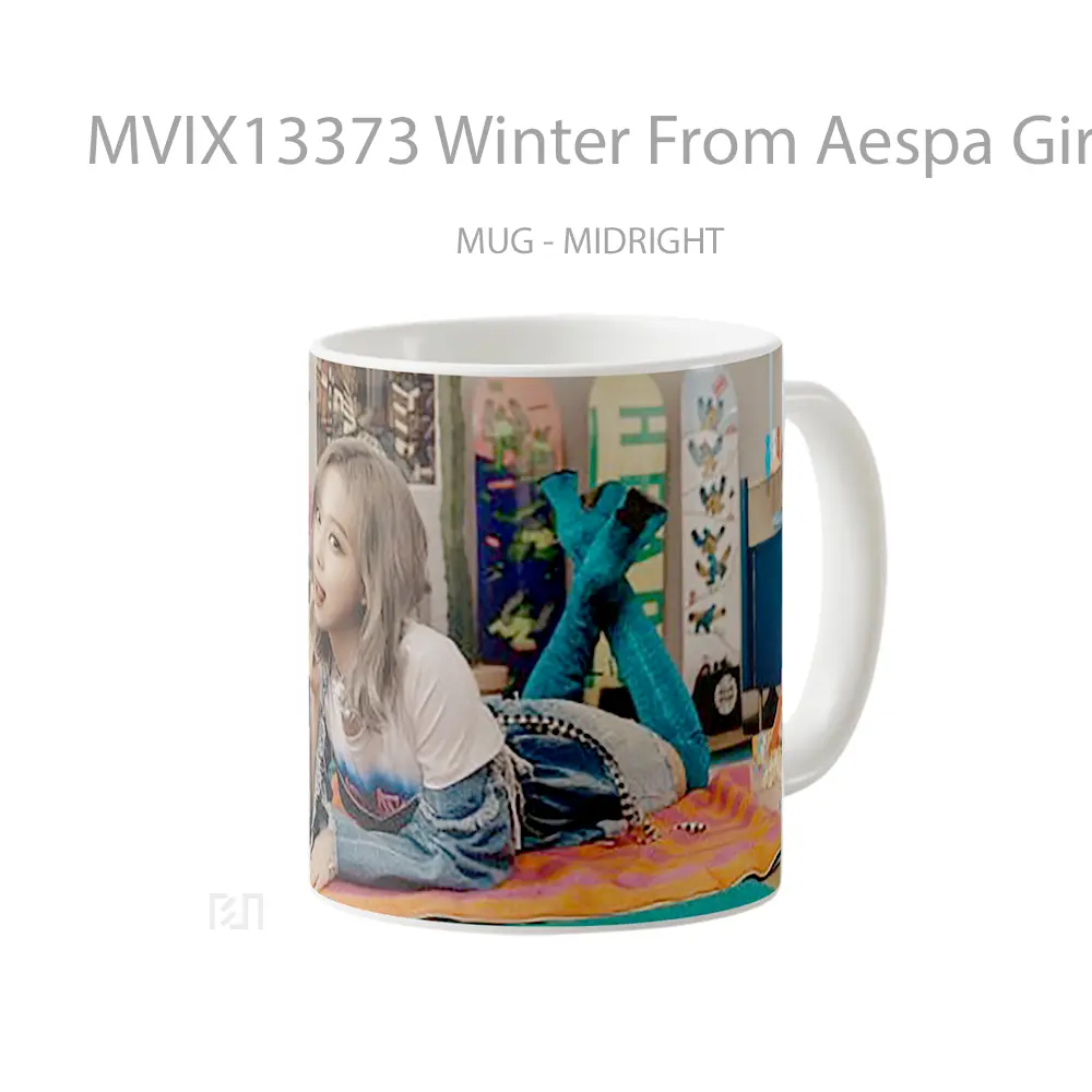 Mug Winter From Aespa Girls Real World Gelas Keramik Unik - All-side / Desain