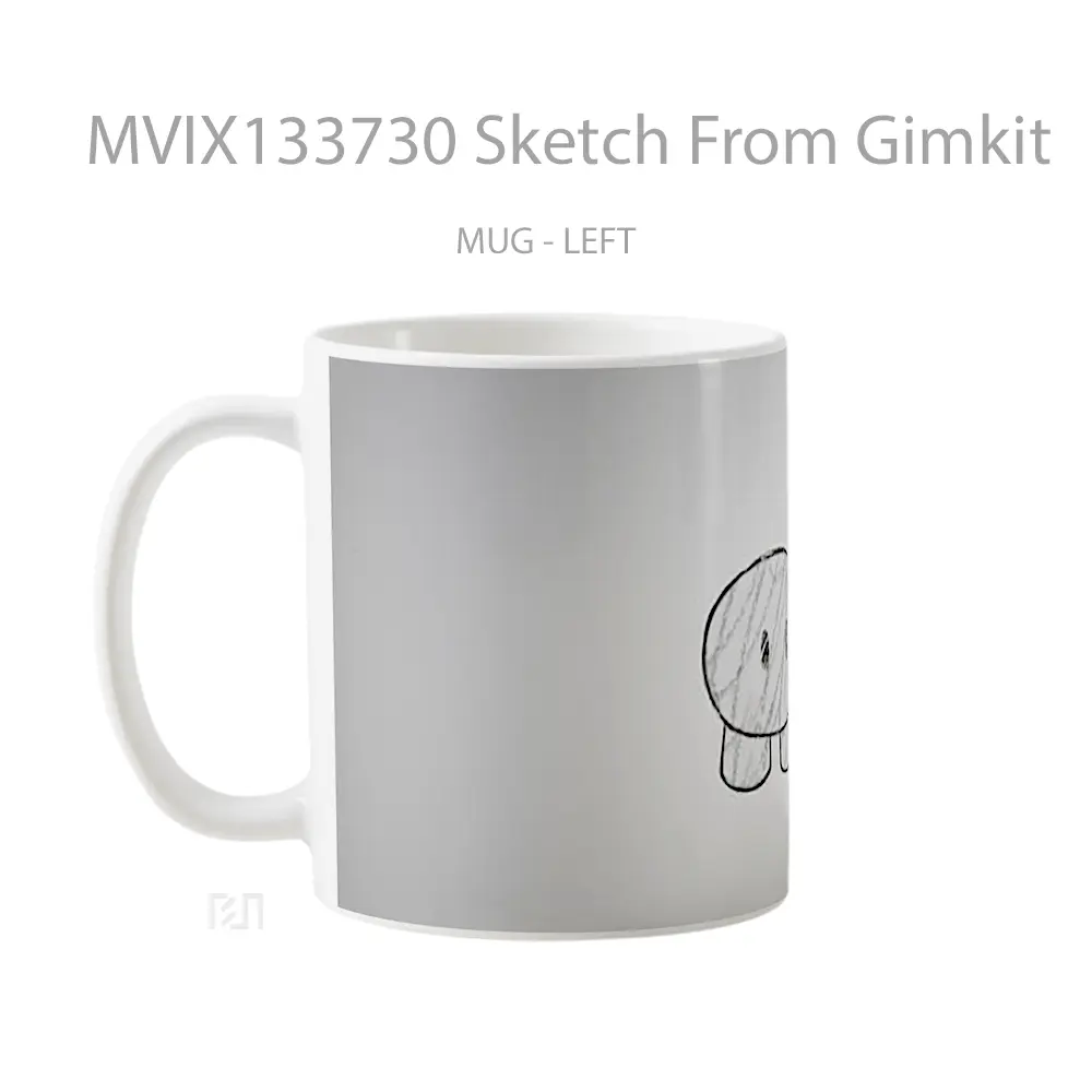 Mug Sketch From Gimkit Gelas Keramik Unik - All-side / Desain