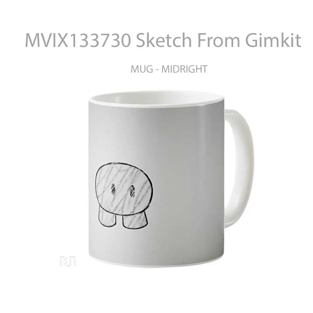Mug Sketch From Gimkit Gelas Keramik Unik - All-side / Desain
