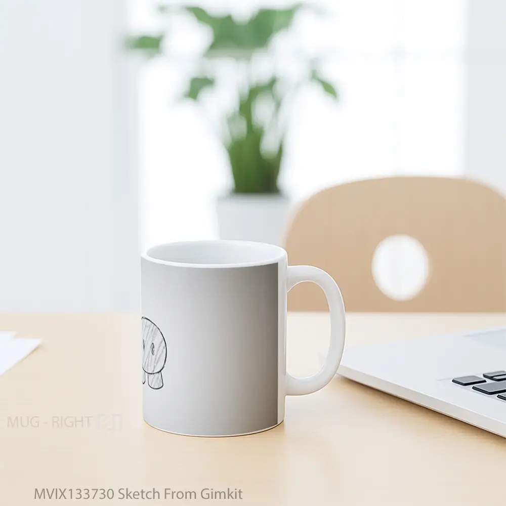 Mug Sketch From Gimkit Gelas Keramik Unik - All-side / Desain