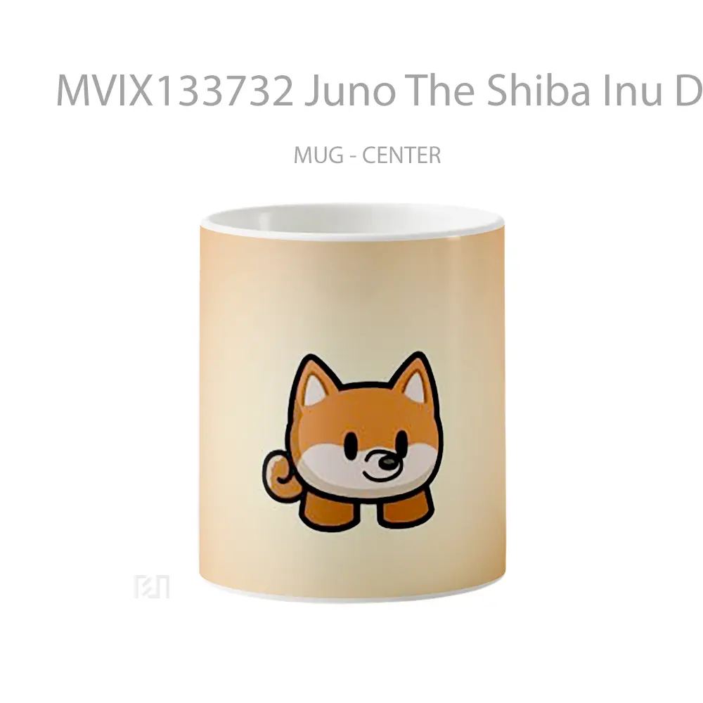 Mug Juno The Shiba Inu Dog Inu From Gimkit Gelas Hewan Lucu