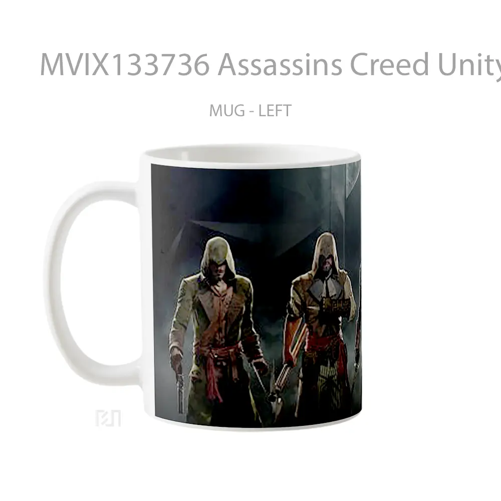 Mug Assassins Creed Unity Game V1 Cangkir Gamer - All-side / Desain
