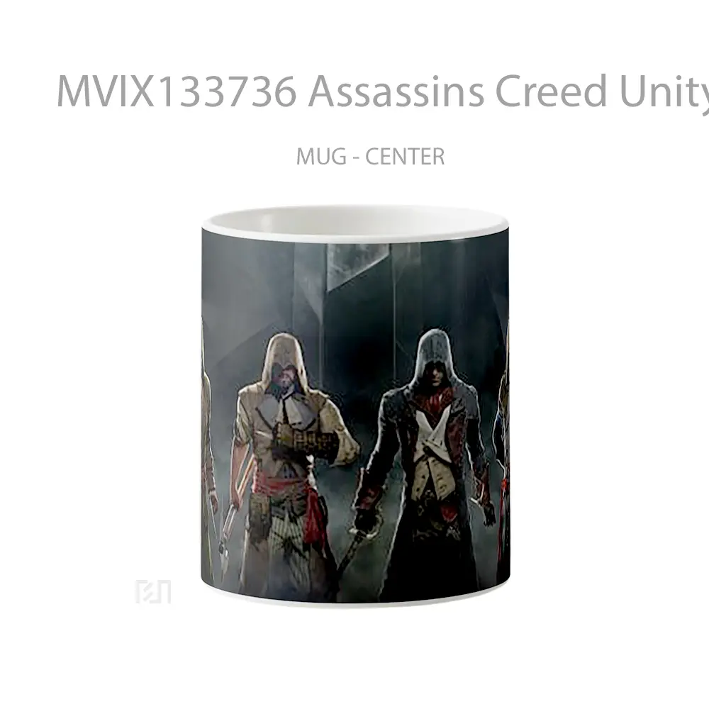 Mug Assassins Creed Unity Game V1 Cangkir Gamer