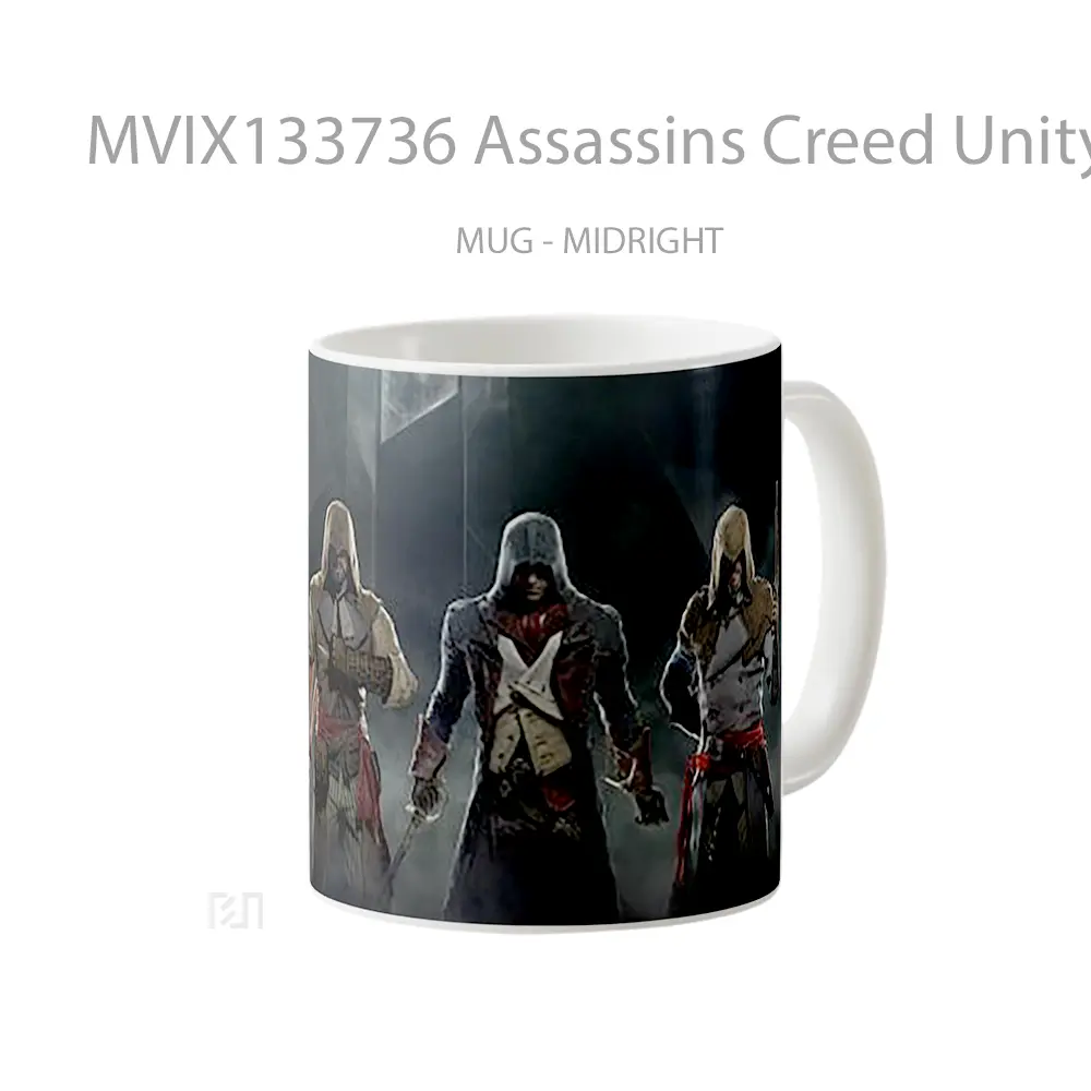 Mug Assassins Creed Unity Game V1 Cangkir Gamer - All-side / Desain