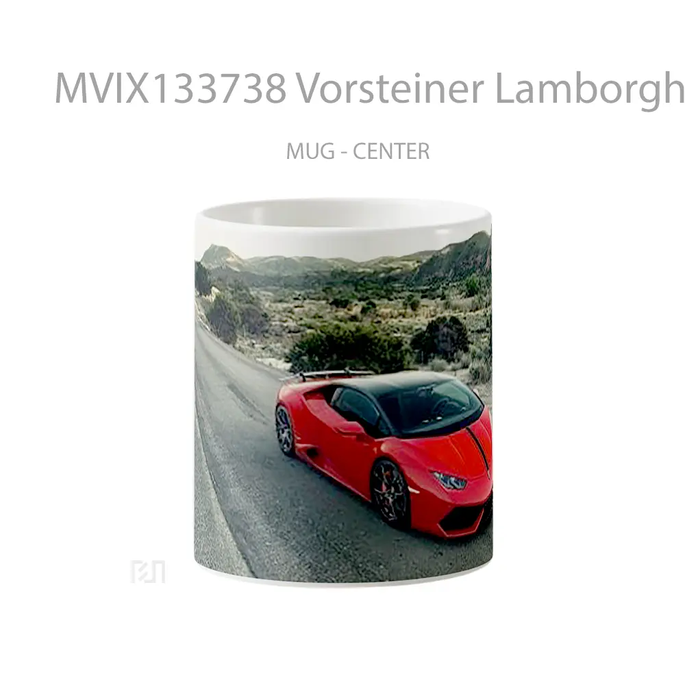 Mug Vorsteiner Lamborghini Huracan Verona Edizione Cangkir Mobil