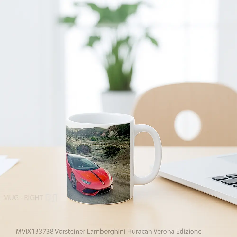 Mug Vorsteiner Lamborghini Huracan Verona Edizione Cangkir Mobil - All-side / Desain
