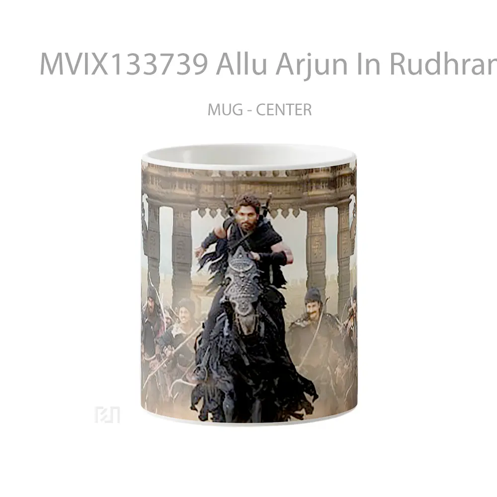 Mug Allu Arjun In Rudhramadevi Gelas Keramik Unik