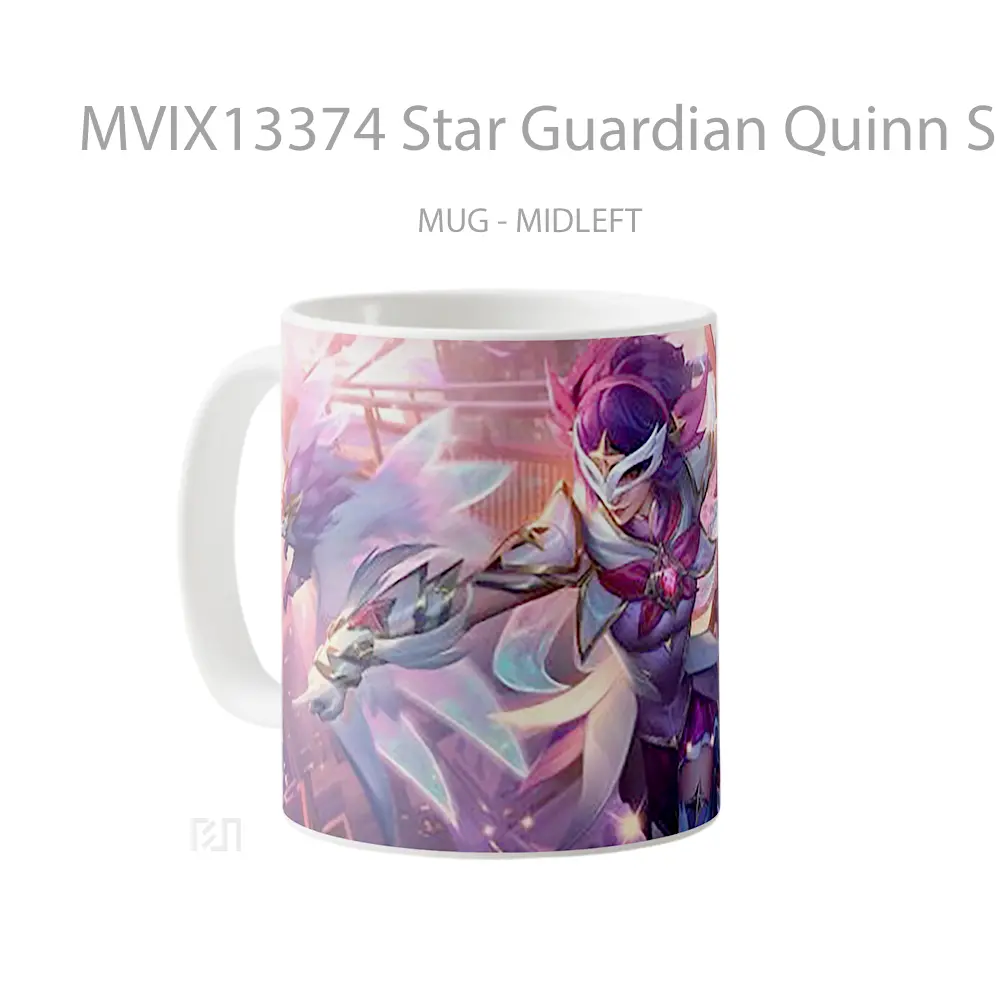 Mug Star Guardian Quinn Skin League Of Legends Cangkir Gamer - All-side / Desain