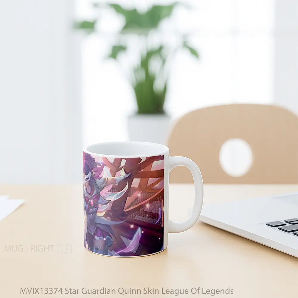 Mug Star Guardian Quinn Skin League Of Legends Cangkir Gamer - All-side / Desain