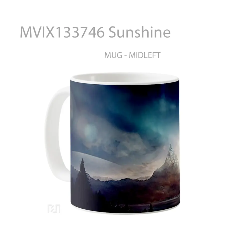 Mug Sunshine Gelas Keramik Unik - All-side / Desain