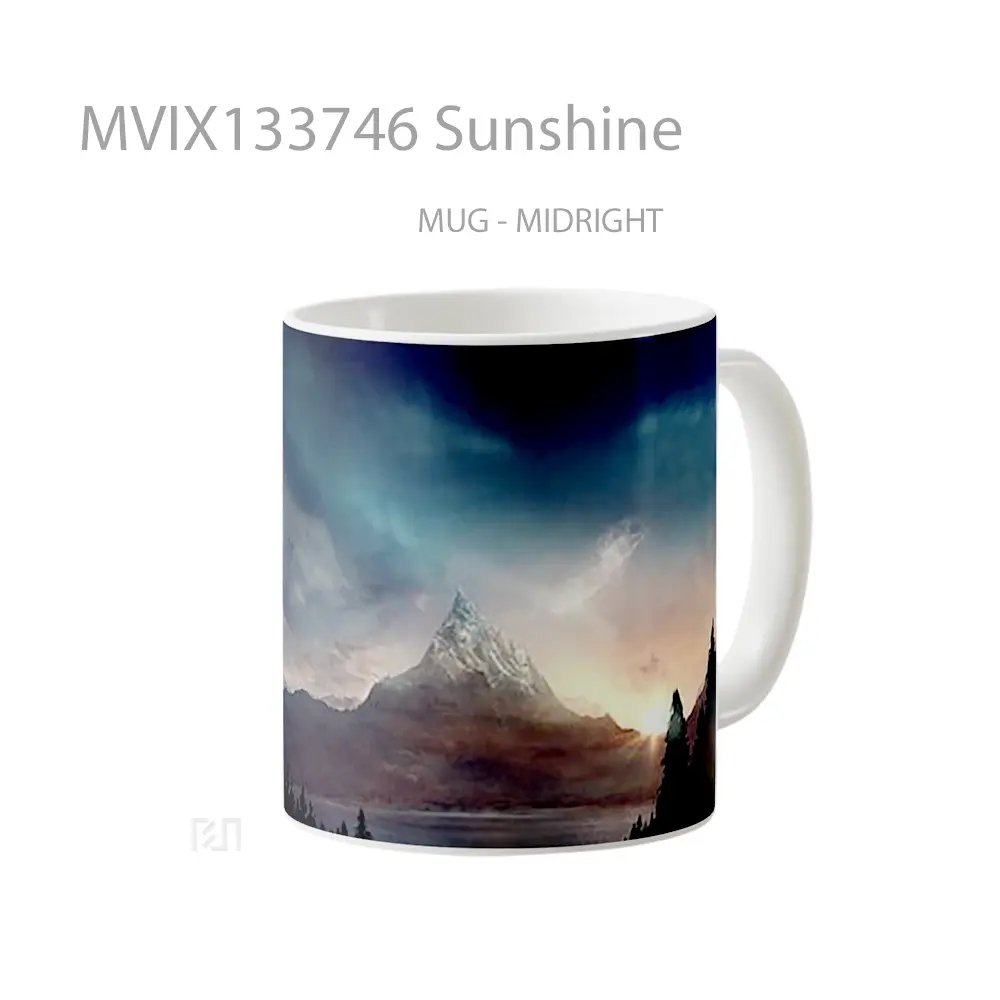 Mug Sunshine Gelas Keramik Unik - All-side / Desain