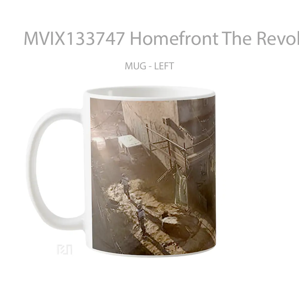 Mug Homefront The Revolution Game 2015 Cangkir Gamer - Tampak Tengah