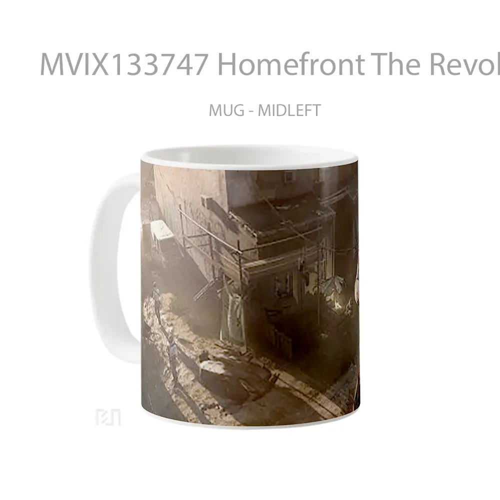 Mug Homefront The Revolution Game 2015 Cangkir Gamer - Tampak Tengah
