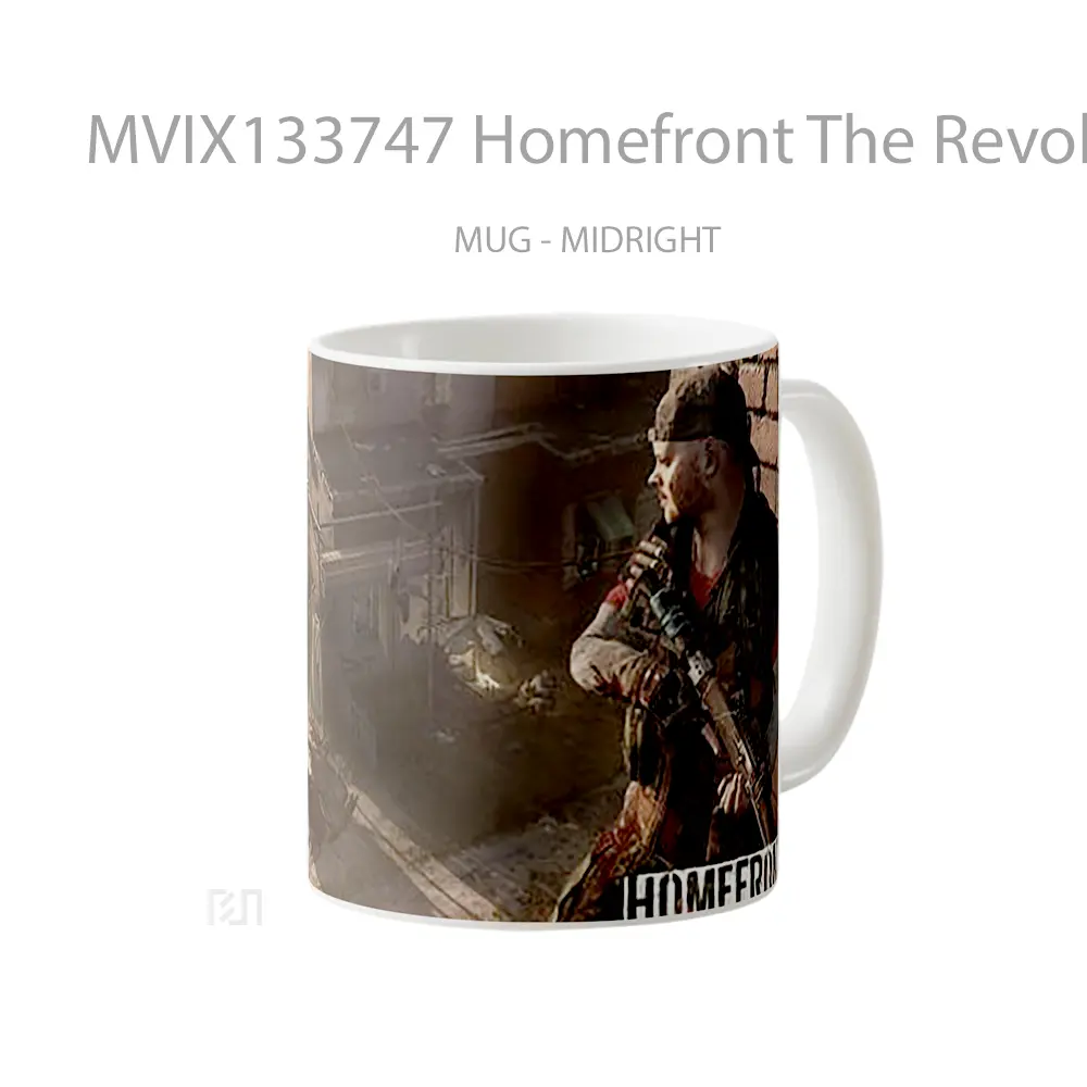 Mug Homefront The Revolution Game 2015 Cangkir Gamer - Tampak Tengah