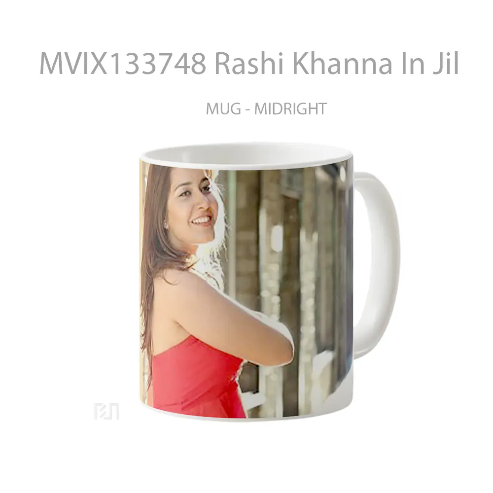 Mug Rashi Khanna In Jil Gelas Keramik Unik - All-side / Desain