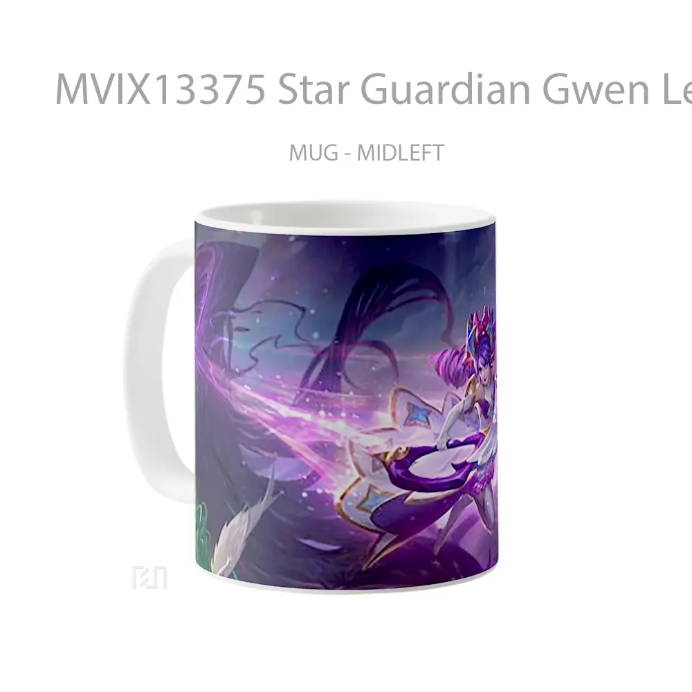 Mug Star Guardian Gwen League Of Legends Cangkir Gamer - All-side / Desain
