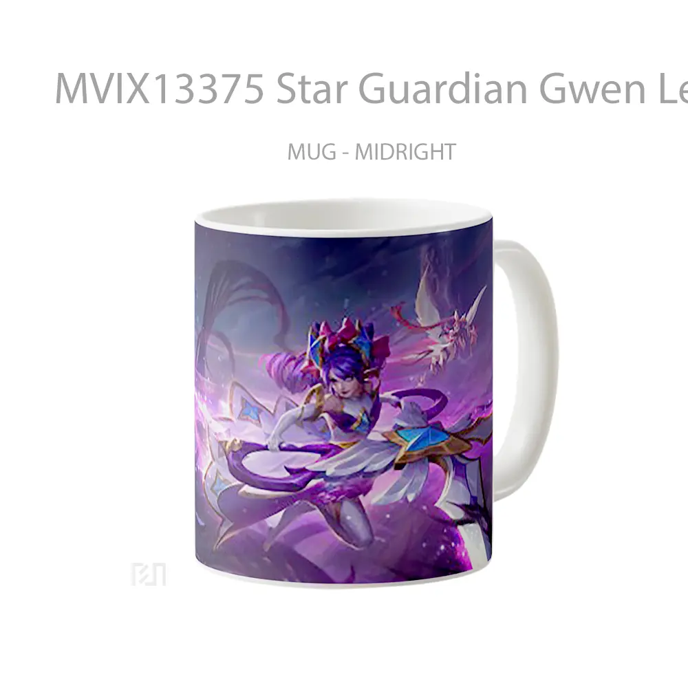 Mug Star Guardian Gwen League Of Legends Cangkir Gamer - All-side / Desain