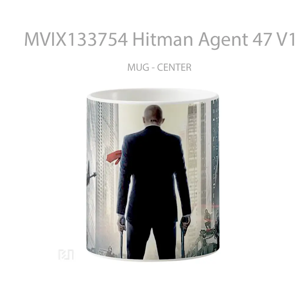 Mug Hitman Agent 47 V1 Gelas Keramik Unik