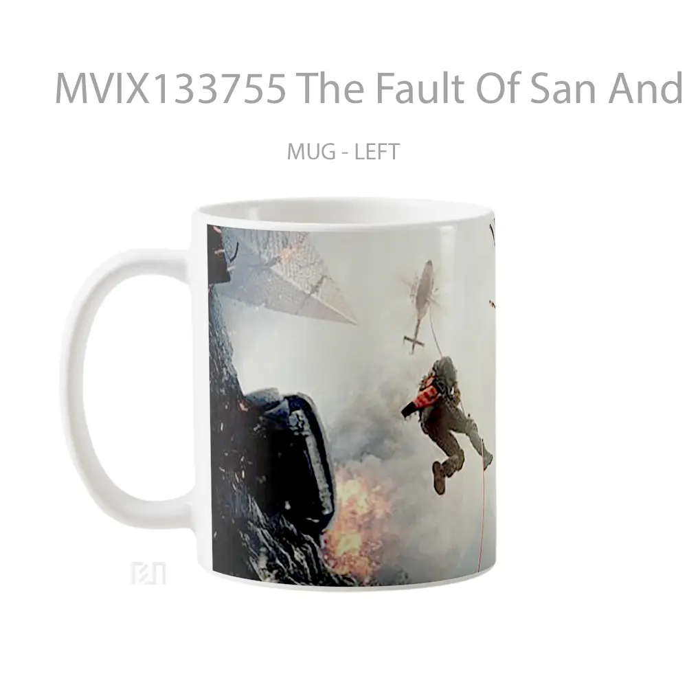 Mug The Fault Of San Andres Gelas Keramik Unik - All-side / Desain