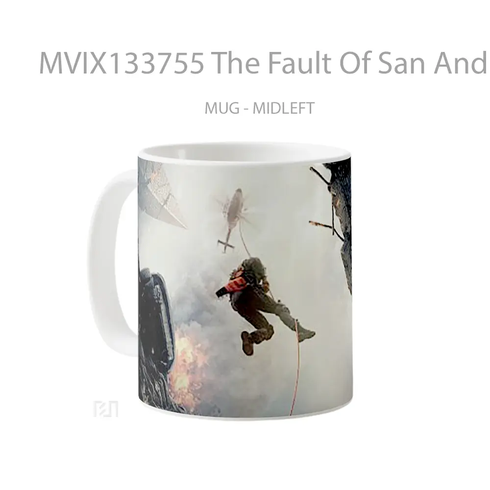 Mug The Fault Of San Andres Gelas Keramik Unik - All-side / Desain