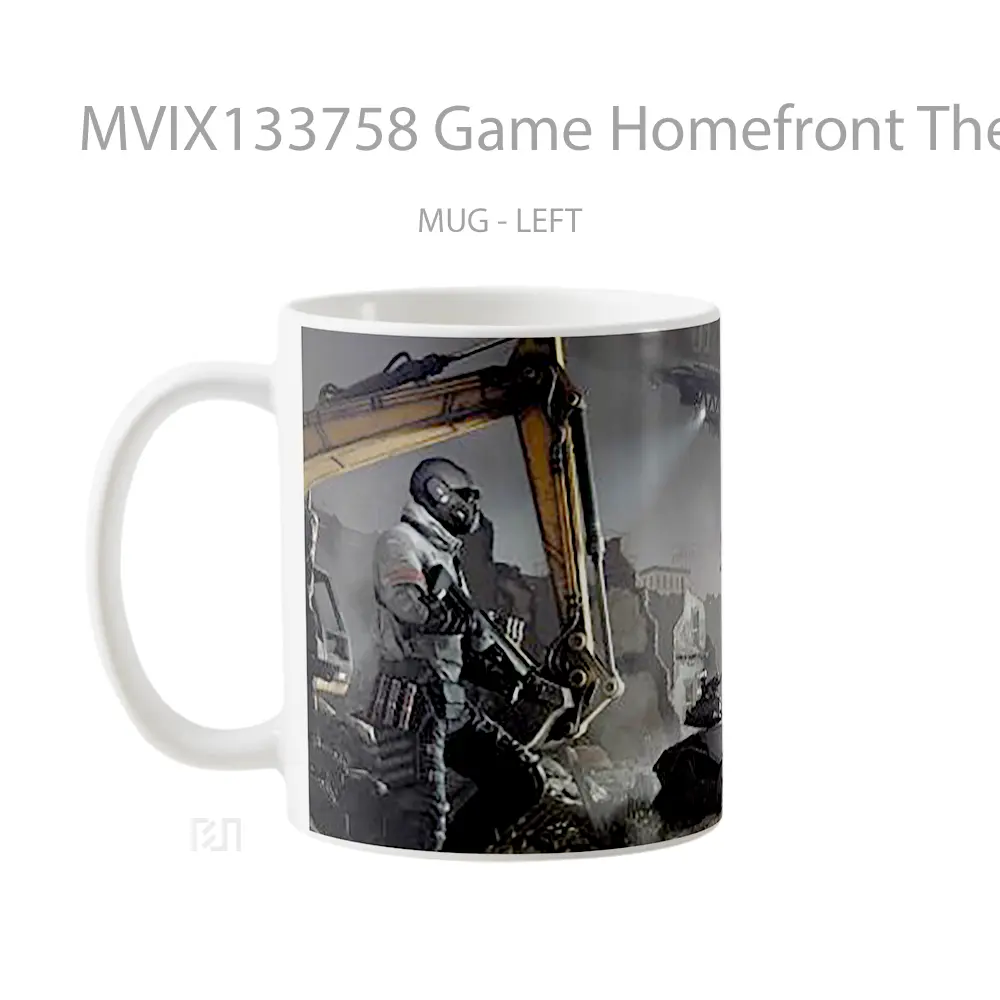 Mug Game Homefront The Revolution Cangkir Gamer - Tampak Tengah