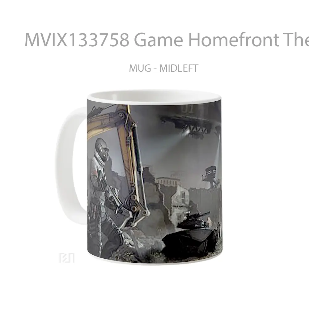 Mug Game Homefront The Revolution Cangkir Gamer - Tampak Tengah