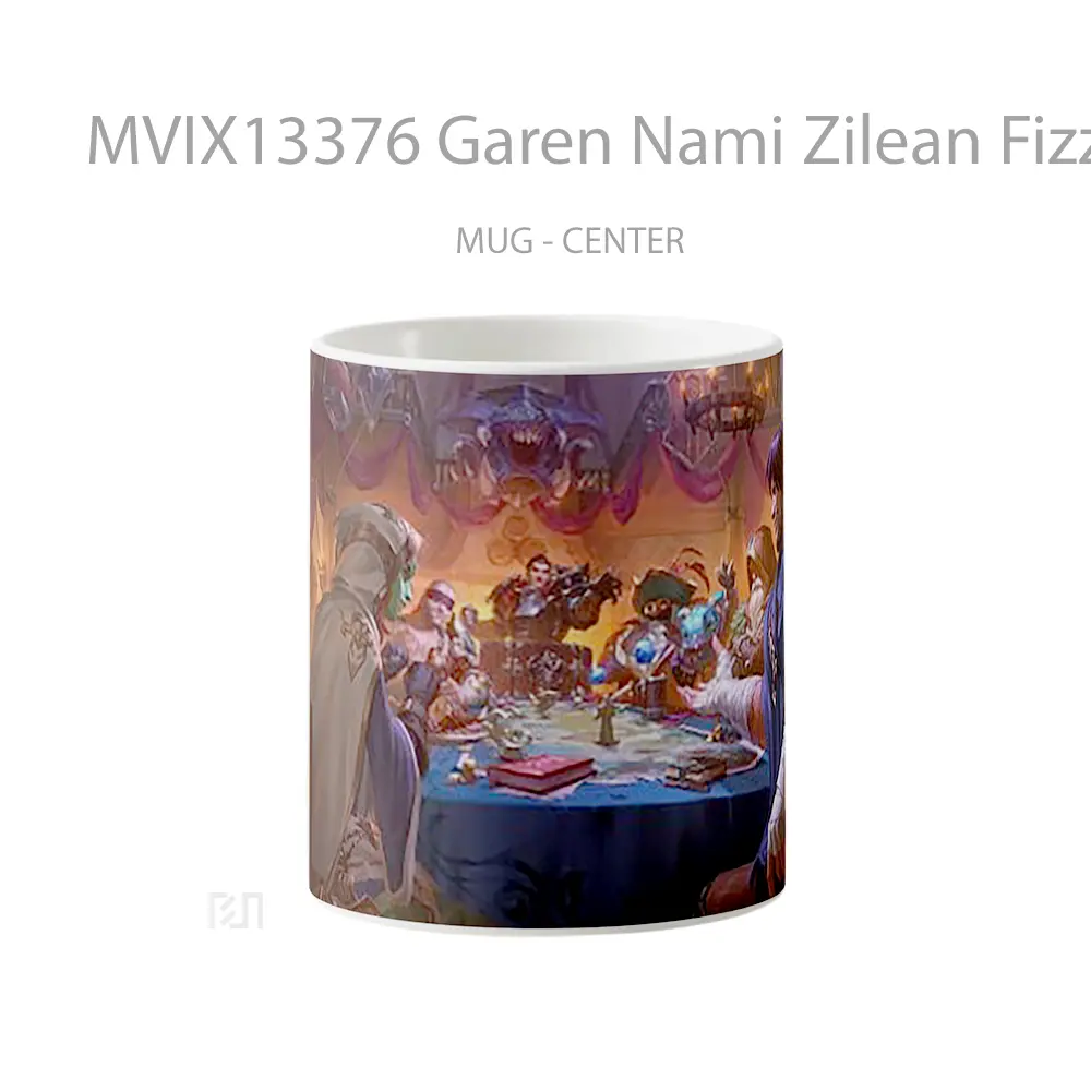 Mug Garen Nami Zilean Fizz Bard Lee Sin Darius Runeterra League Of Legends Cangkir Gamer