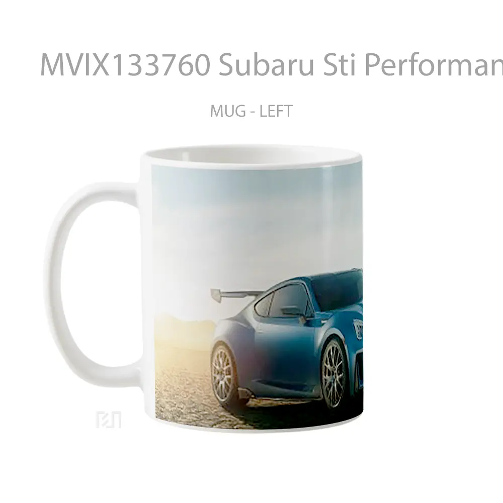 Mug Subaru Sti Performance Concept Cangkir Mobil - All-side / Desain