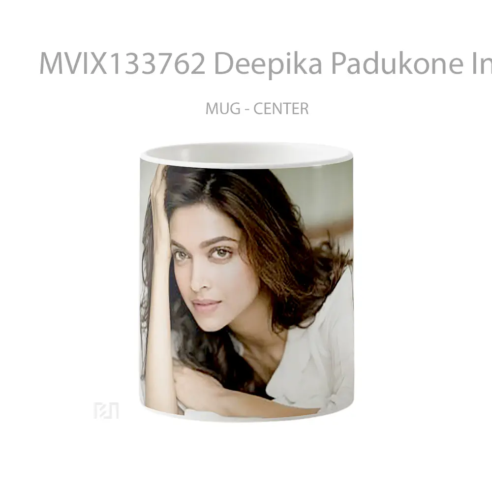 Mug Deepika Padukone In A Bed Gelas Keramik Unik