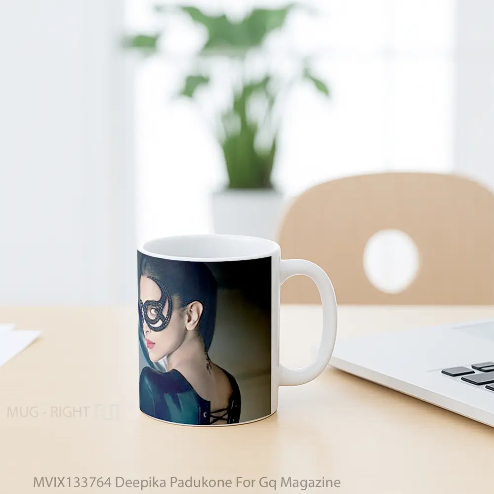 Mug Deepika Padukone For Gq Magazine Gelas Keramik Unik - All-side / Desain