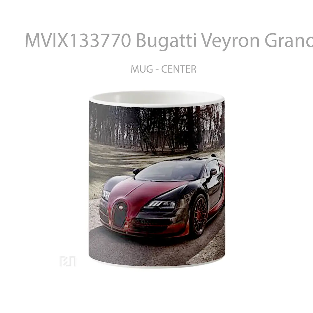 Mug Bugatti Veyron Grand Sport Vitesse La Finale Cangkir Mobil