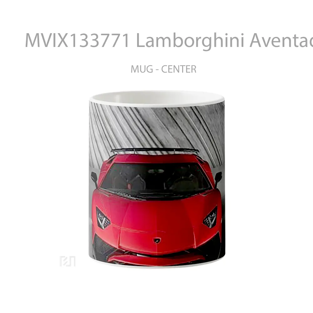 Mug Lamborghini Aventador Lp750 4 Superveloce Cangkir Mobil