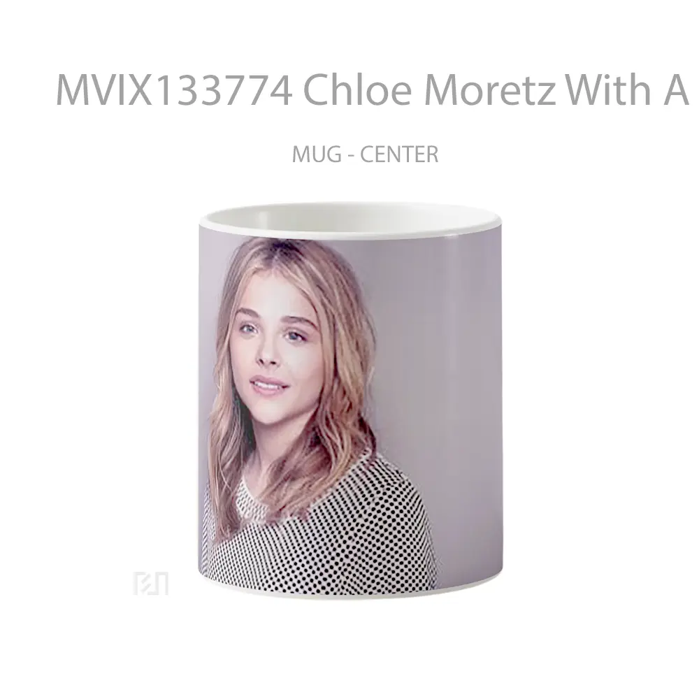 Mug Chloe Moretz With A Striped Shirt Gelas Keramik Unik