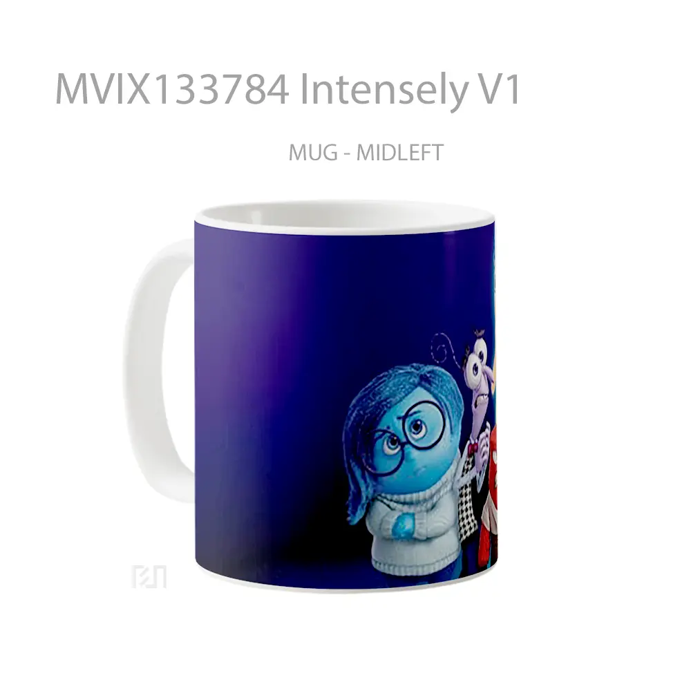 Mug Intensely V1 Gelas Keramik Unik - All-side / Desain