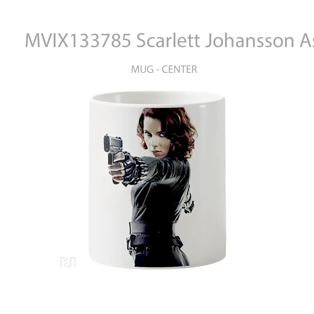 Mug Scarlett Johansson As Black Widow In Avengers Gelas Superhero