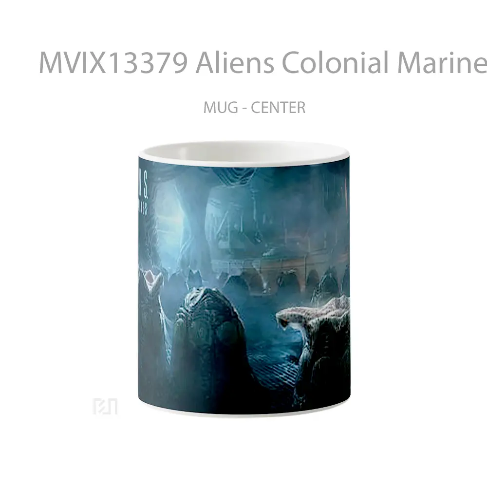 Mug Aliens Colonial Marines V2 Gelas Keramik Unik